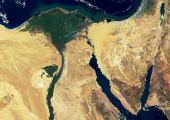 Delta del Nilo y pennsula del Sina