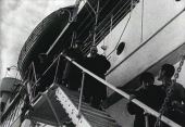 Alemanes huidos desembarcando en Nueva York antes de la guerra