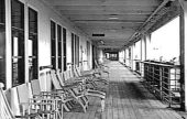 Cubierta del RMS Orcades