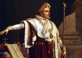 El emperador Napolen vestido para la coronacin. Girodet-Trioson