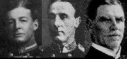 Sir David Beatty, Sir John Jellicoe y Von Spee