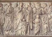 Ara Pacis. Familia de Augusto