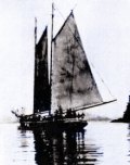 Velero de dos palos de Stevenson