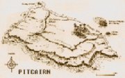 Mapa de Pitcairn